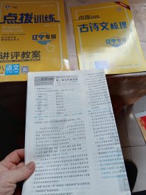 2024年，点拔训练一套 ，八年级语文，下，一套好品保真。