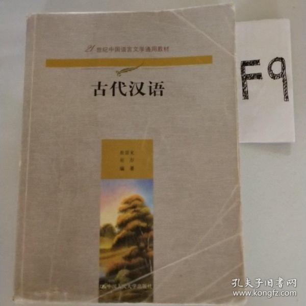 古代汉语（21世纪中国语言文学通用教材）