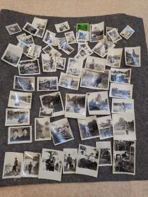 时期知识青年黑白照，风景照61张合售，尺寸大小不等