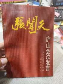 张闻天庐山会议发言
