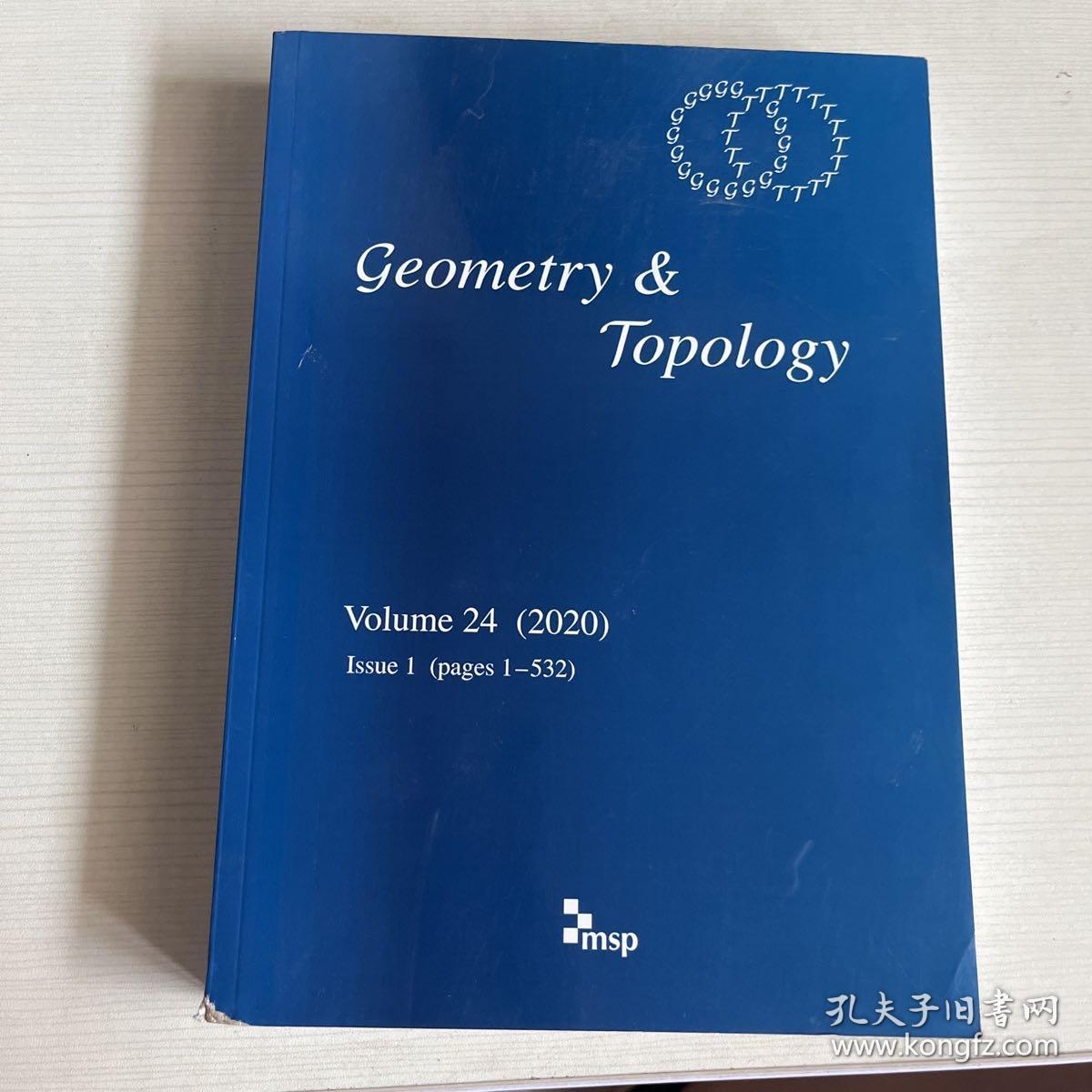 Geometry & Topology Volume 24（2020）