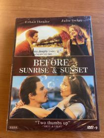 爱在日出日落时before sunrise and sunset 未拆封DVD-9正版