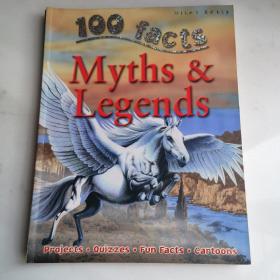 100 facts Myths & Legends 100个事实系列 儿童科普知识大全百科英语