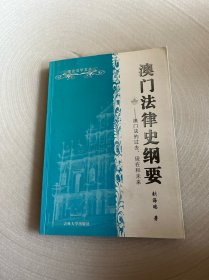 澳门法律史纲要—澳门法的过去、现在和未来