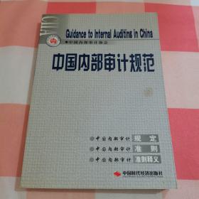 中国内部审计规范【内页有一处笔记】