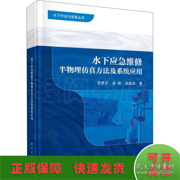 水下应急维修半物理仿真方法及系统应用