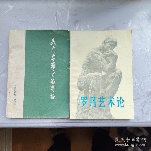 罗丹艺术论 各门类艺术的特征（2册合售）（铁架3）