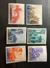 1966年圣马力诺风光邮票