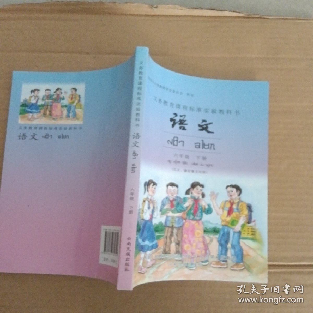 义务教育课程标准实验教科书：语文 六年级下册（汉文、德宏傣文对照）