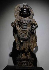 （议价） 片岩犍陀罗艺术佛像高120cm宽50cm厚22cm