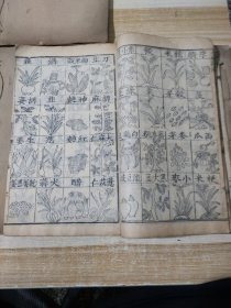 神农本草备要医方合编（神农本草备要4卷全，医方集解6卷全）【大开本原装6册全是我见过开本最大的】