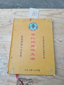 黄氏那美宗支谱(特别注明价便宜书伤慎拍)