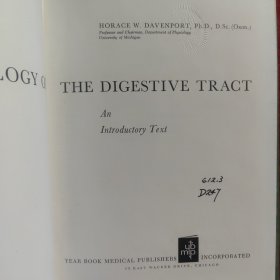 Physiology of the Digestive Tract (An Introductory Text)