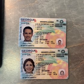 美国乔治亚州驾驶执照两张