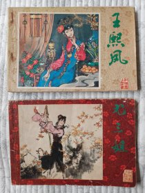 红楼梦人物（辽美大开本，获奖连环画 ） 5册全套 9品