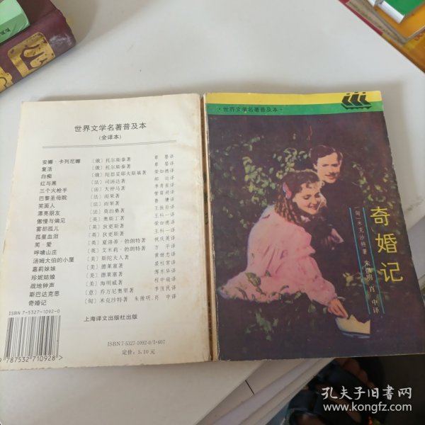 奇婚记：世界文学名著普及本