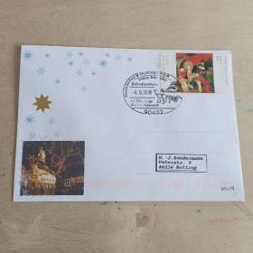 F0336德国邮票欧元封 2006年 圣诞节绘画 首日封（不成套）品相如图