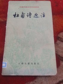 中国古典文学作品选读 社甫诗选注