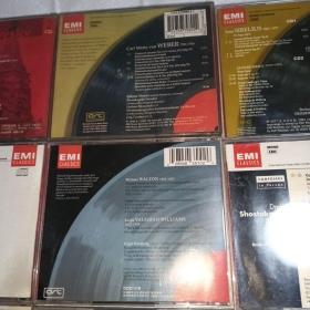 ENI百代唱片CD光碟16张10盒合售 收有帕尔曼 韦伯 萨宾娜 西贝柳斯 格里格 肖邦等名家作品