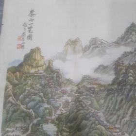 泰山登山路线图