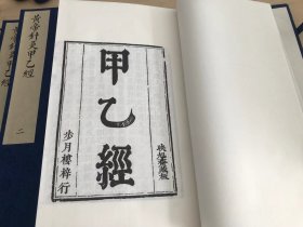 现代影印《甲乙经》