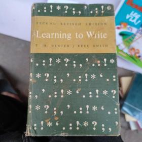 Learning to Write (SECOND REVISED EDITION) 精装（F）