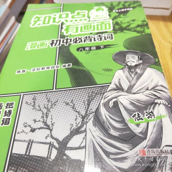 知识点有画面漫画初中必背诗词(8下)