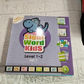 sight word kids level 1-2【平装 24开 带6张光盘 详情看图 】