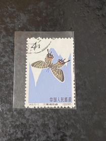 特56《蝴蝶》盖销散邮票20-2“三尾褐凤蝶”