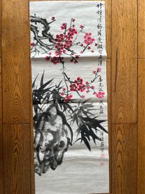 老字画 八九十年代 孙继英国画精品 梅清瘦 软片未裱