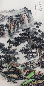 高慧 ，可合影，中国工笔画会员 新品推荐 作品：秋山入画图 尺寸：136*68cm 作者：高慧 材质：宣纸 合影，视频，收藏证书