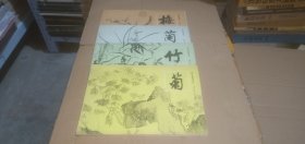 梅兰竹菊花谱之（一二三四，全四册）梅 兰 竹 菊