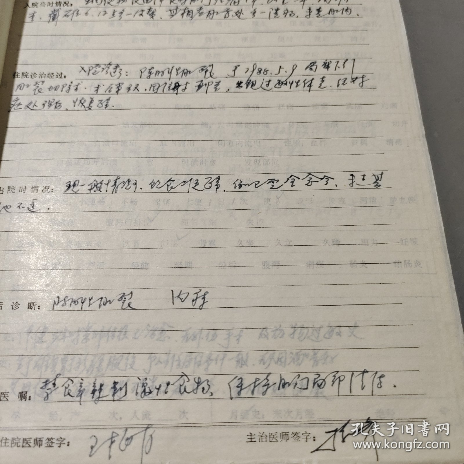 陈旧性肛裂