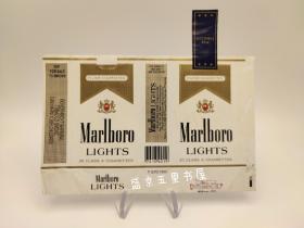 marlboro lights 万宝路香烟烟标 万宝路烟标