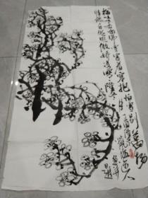 观海道人 国画【梅花】