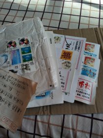 一些旧邮票，实寄封等