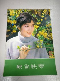 1981年挂历 百花奖 新年快乐 吉林画报