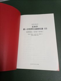 第一次世界大战回忆录：世界危机3（1916-1918）