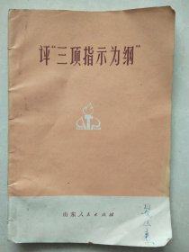 评“三项指示为纲”