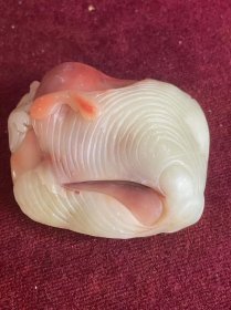 老芙蓉石雕刻手把件