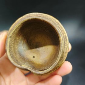 紫砂寿桃壶