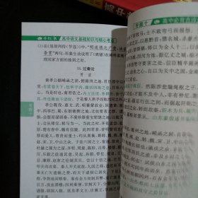 高中语文基础知识与核心考点手绘图解01知识口袋书2021版小红书高中通用南瓜姐姐