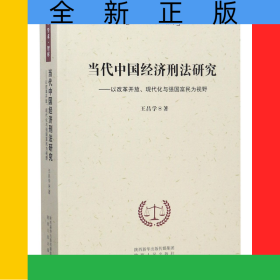 當代中國經濟刑法研究--以改革開放現代化與強國富民為視野/社科學術智庫