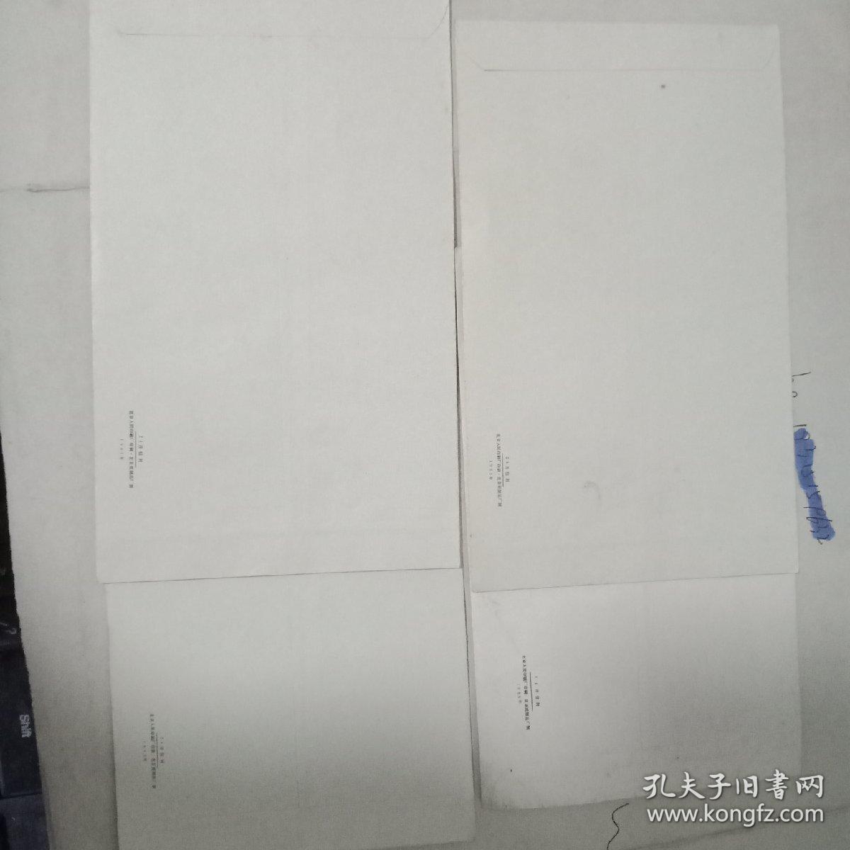 1985年信封【任率英画(梁红玉汉明妃织女)张影画(黛玉)】4枚