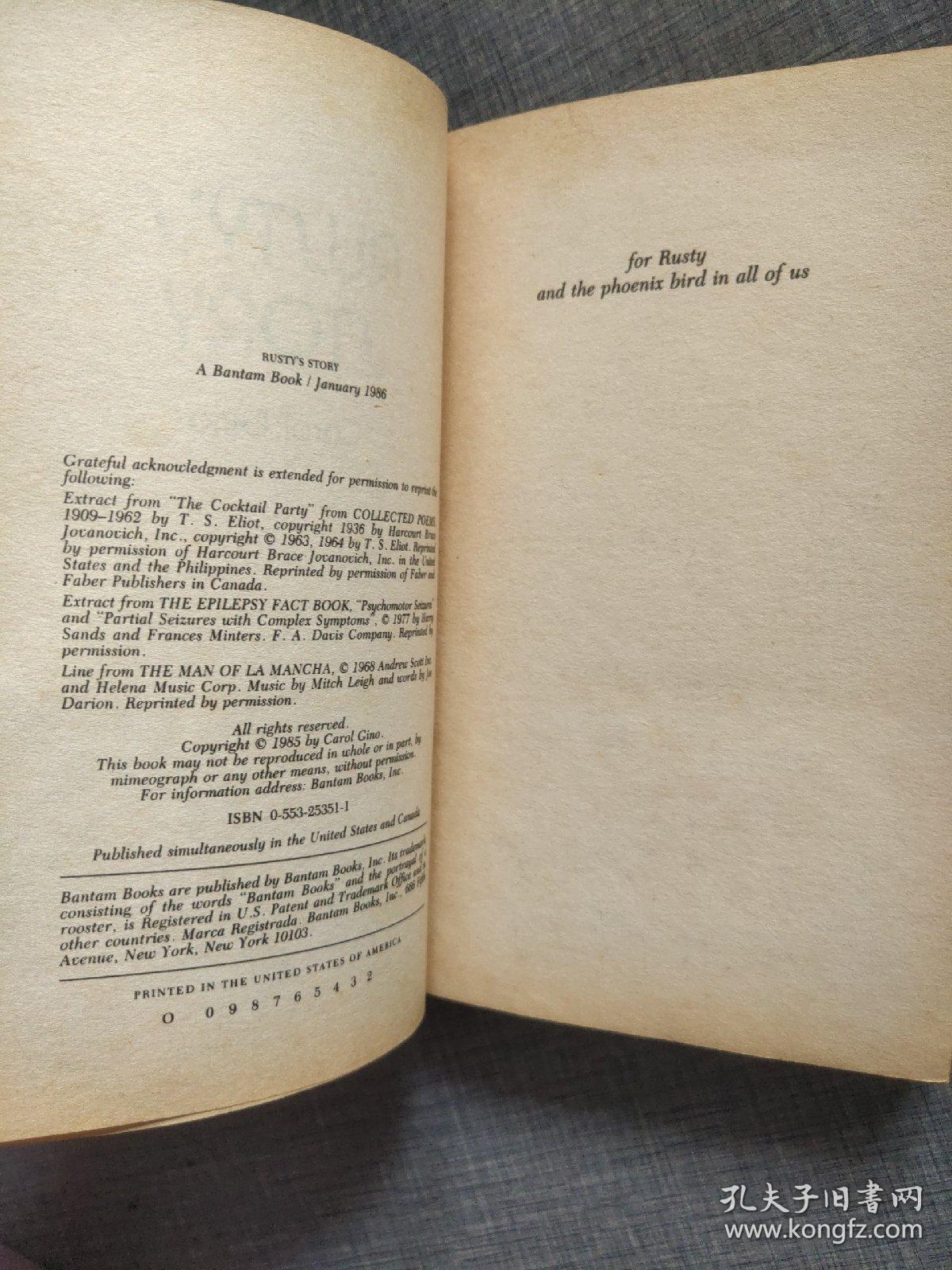 RUSTY'S STORY BY CAROL GINO