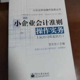 小企业财会操作实务丛书：小企业会计准则操作实务（从2013年起执行）