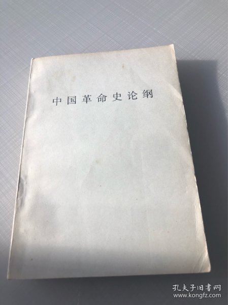 中国革命史论纲