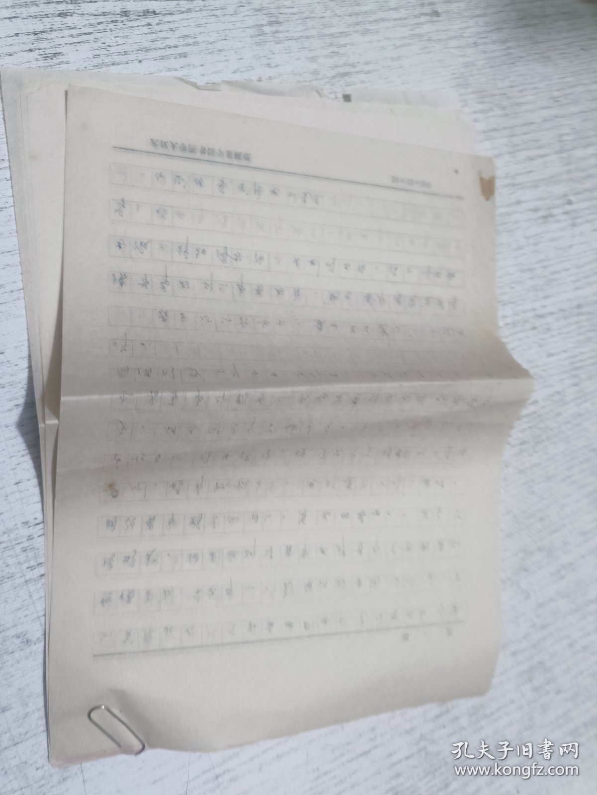 手抄稿：苏州文心图书馆始末