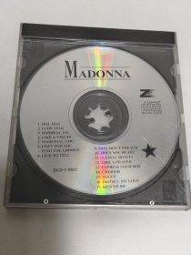 CD MADONNA 17首歌（无封面、已试听，可以正常播放完整）。