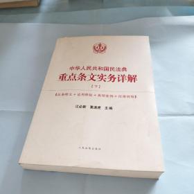 中华人民共和国民法典重点条文实务详解(全3册)